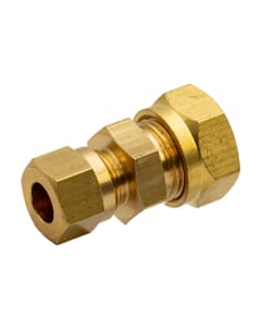 Brass Compression Reducing Coupler – 5/16" x 3/8", DC10/24/20