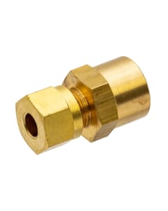 Brass Compression Female Adapter – 1/4" x 1/4" BSP FM, DC12/16/162