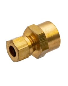 Brass Compression Female Adapter – 5/16" x 3/8" BSP FM, DC12/20/242