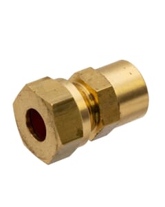 Brass Compression Female Adapter – 3/8" x 1/4" BSP FM, DC12/24/162
