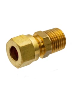 Brass Compression Male Adapter – 5/16" x 1/4" BSPT, DC13/20/163