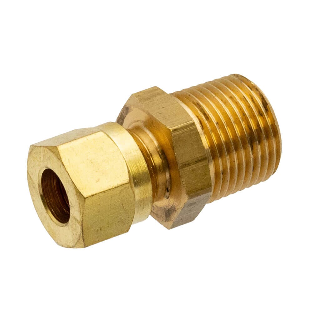 Brass Compression Male Adapter – 5/16" x 3/8" BSPT, DC13/20/243