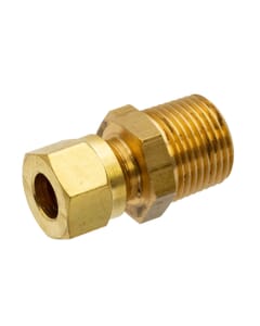 Brass Compression Male Adapter – 5/16" x 3/8" BSPT, DC13/20/243