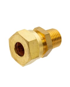 Brass Compression Male Adapter – 3/8" x 1/4" BSPT, DC13/24/163