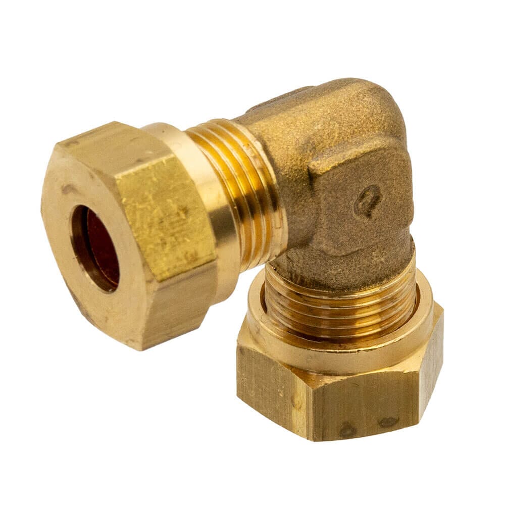 Brass Compression Equal Elbow – 3/8"