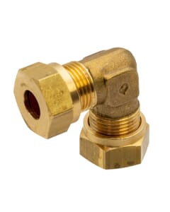 Brass Compression Equal Elbow – 3/8", DC19/24