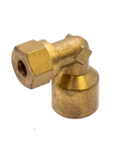 Brass Compression Elbow x BSP Female – 1/4" x 1/4", DC22/16/162