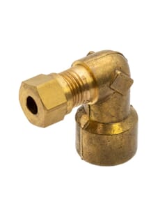 Brass Compression Elbow x BSP Female – 1/4" x 3/8", DC22/16/242