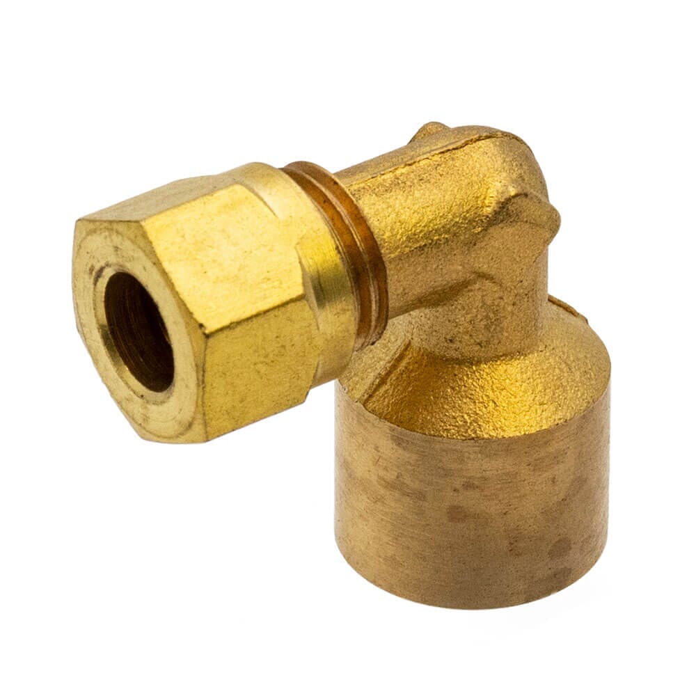 Brass Compression Elbow x BSP Female – 5/16" x 1/4", DC22/20/162