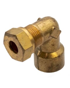 Brass Compression Elbow x BSP Female – 3/8" x 1/4", DC22/24/162