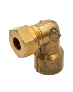 Brass Compression Elbow x BSP Female – 3/8" x 3/8", DC22/24/242