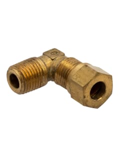 Brass Compression Elbow x BSPT Male – 5/16" x 1/4", DC23/20/163