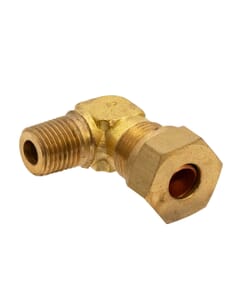 Brass Compression Elbow x BSPT Male – 3/8" x 1/4", DC23/24/163