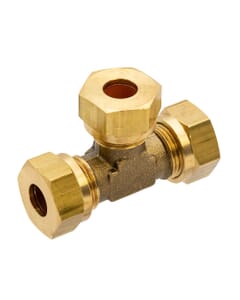 Brass Compression Equal Tee – 3/8", DC29/24