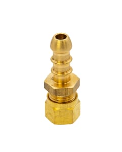 Fulham Gas Hose Nozzle - 1/4" Compression x 10mm, DC96/16
