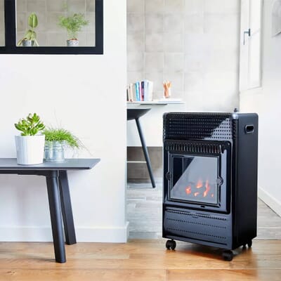 Super Heat kW Living Flame Portable Gas Heater - Main Image