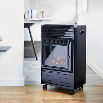 Super Heat kW Living Flame Portable Gas Heater