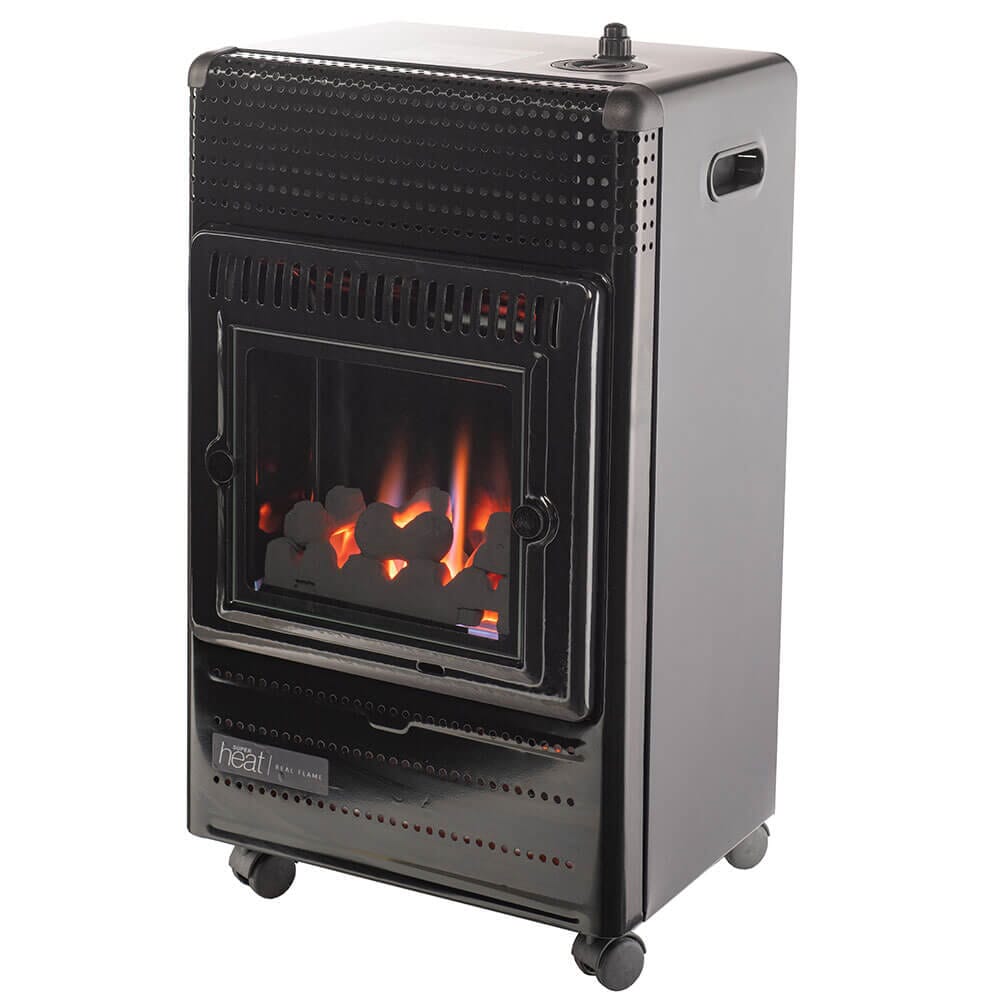 Wood Burning Stove Outback Gas Flame Log Heater Super Heat Living