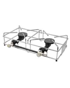 Foker Two Burner Wire Framed Gas Catering Stove, FK3020F