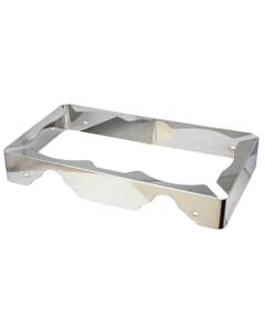 Foker Europa Gas Twin Burner Stainless Steel Windshield, FKDMWF-WSHIELD