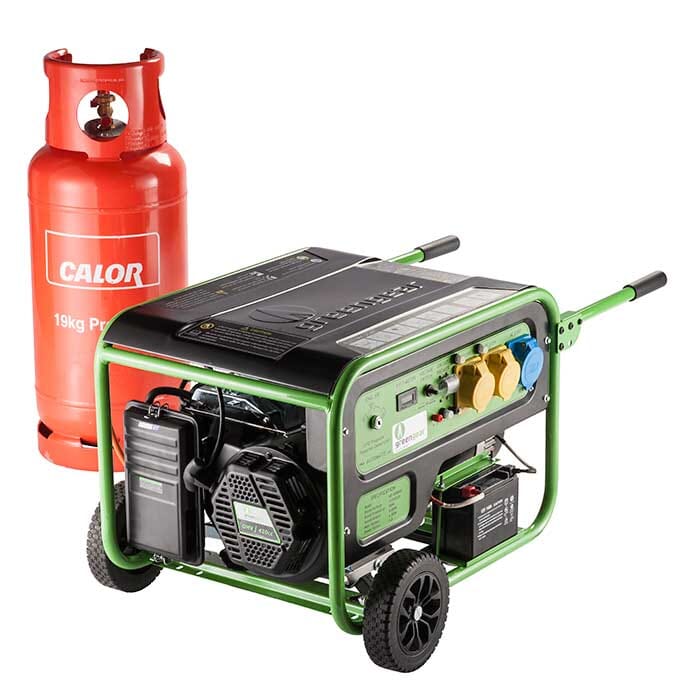 Greengear 5kW GE 5000 LPG Power Generator Portable generators Calor Gas Appliances