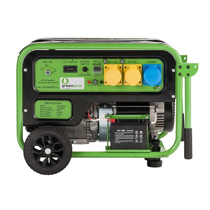 Greengear 5kW Portable LPG Power Generator