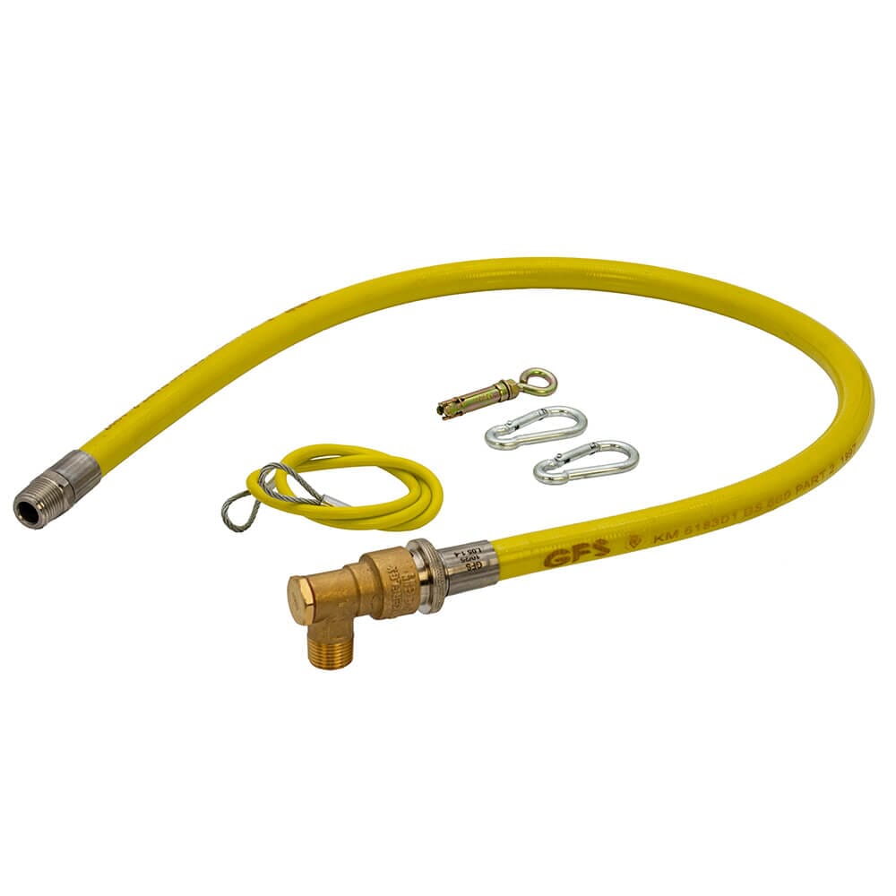 GFS® Bayonet Gas Catering Hose - 1/2" x 1000mm , GP1013