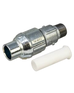 Primofit Galv Gas Adaptor with GRP Sleeve – 3/4" BSPM x 25mm MDPE, GP302