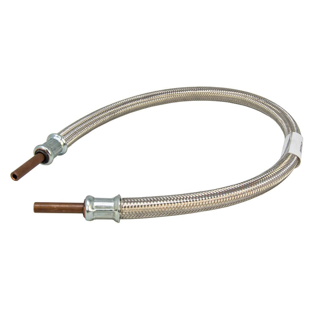 LPG High Pressure Galv. Braided Gas Hose -1/4" Copper Standpipe x 24", GPA/001