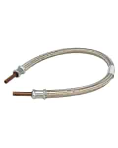 LPG High Pressure Galv. Braided Gas Hose -1/4" Copper Standpipe x 24", GPA/001
