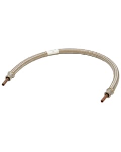 LPG Stainless Steel Overbraid Gas Hose - 10mm Copper Standpipe x 24", GPA/060/SS