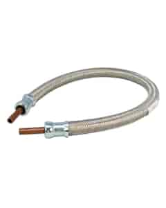 LPG High Pressure Galv. Braided Gas Hose - 3/8" Copper Standpipe x 24", GPA/040