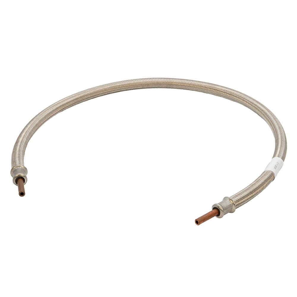 LPG Stainless Steel Overbraid Gas Hose - 8mm Copper Standpipe x 36", GPA/049/SS