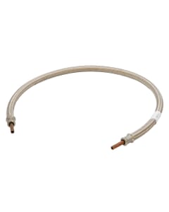 LPG Stainless Steel Overbraid Gas Hose - 8mm Copper Standpipe x 36", GPA/049/SS