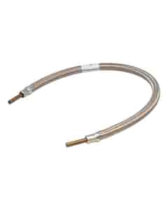 8mm Standpipe x 600mm LPG Stainless Steel Overbraid Gas Hose Assembly