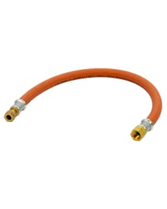 LPG High Pressure Gas Hose - 8mm Comp x 1/4" LH Bsp FM - 450mm, GPA/450/COMP