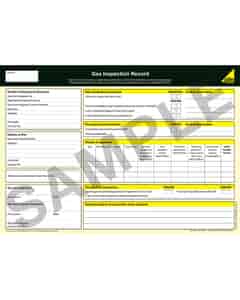Gas Safe Inspection Report Pad - 50 Sets