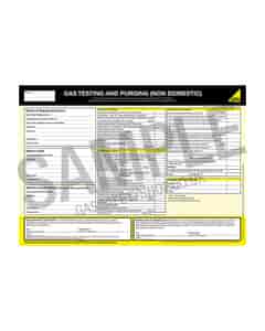 Gas Safe - Gas Testing & Purging (Non-Domestic) Report Pad, GSRGTPPAD12