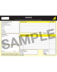 Gas Safe Invoice Pad