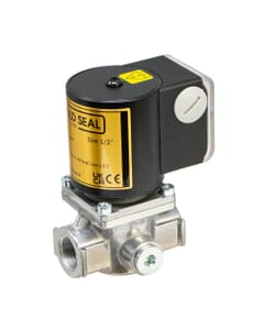 Gold Seal Gas Solenoid Shut Off Valve Auto Reset - 1/2", GSV15G