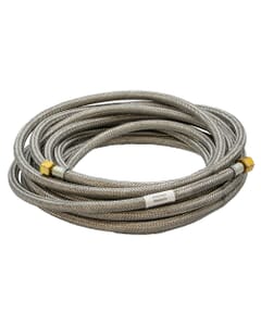 Propane High Pressure Galv. Braided Gas Hose - 3/8" x 3/8" BSP FM x 10MH20P/06/10/38/GO, Blow Torch Gas Hose
