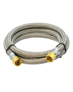 Propane High Pressure Galv. Braided Gas Hose - 3/8" x 3/8" BSP FM x 2M, H20P/06/2/38/GO