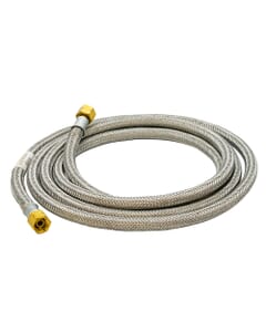 Propane High Pressure Galv. Braided Gas Hose - 3/8" x 3/8" BSP FM x 3M, H20P/06/3/38/GO