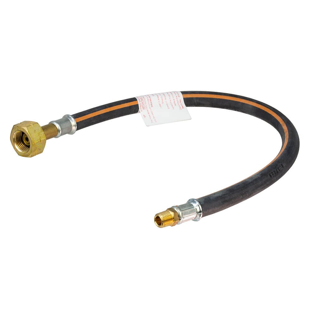 20" Propane/Butane Gas Pigtail - NR Butane Nut x 1/4" BSP Male T