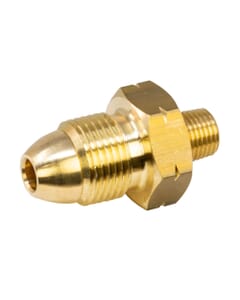 Propane Connector - US Pol x 1/4" BSP M, HA015