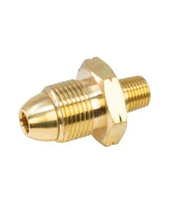 Propane Connector - UK Pol x 1/4" BSP M, HA016