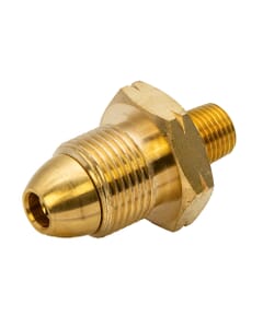 Propane Connector - UK Pol x 1/4" BSP M, HA016