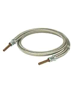 8mm Standpipe x 1000mm LPG Stainless Steel Overbraid Gas Hose Assembly, GPA/08/1000 
