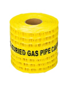 Gas Underground Detectable Tape - 200mm x 100m, HA069
