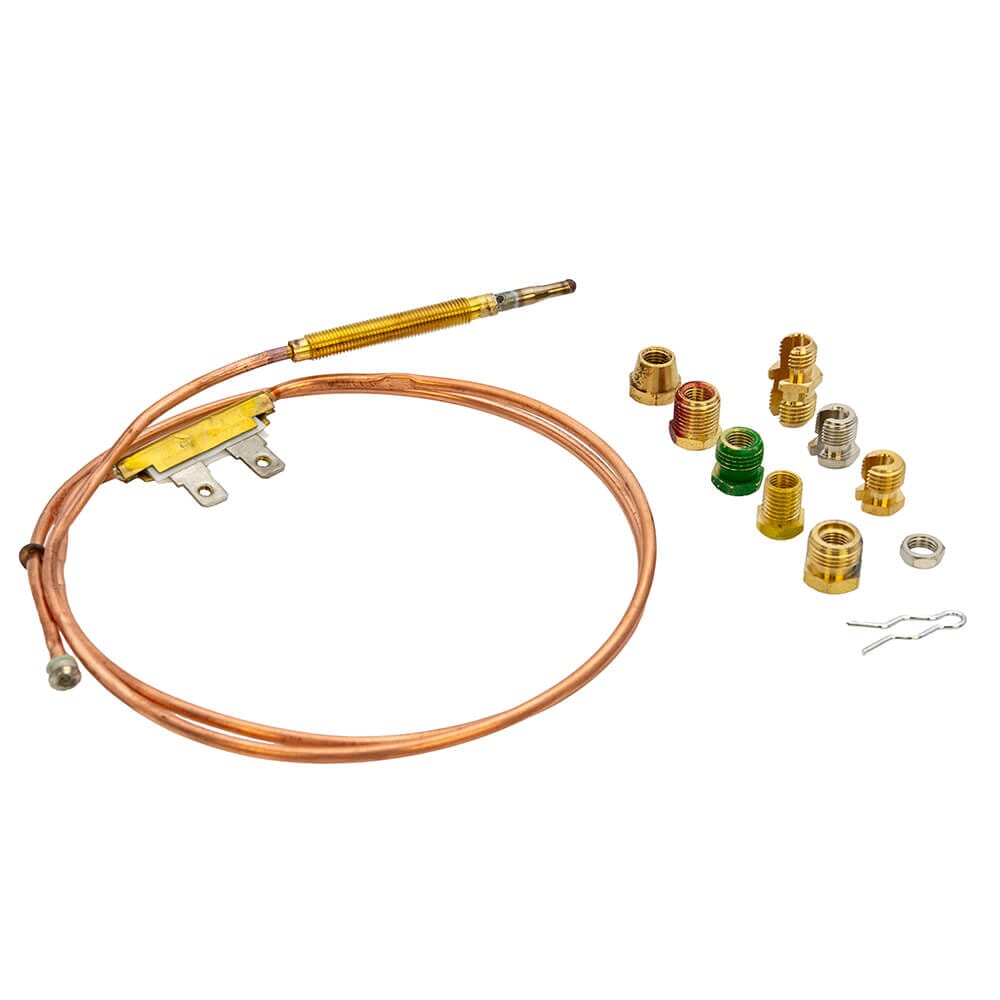 900mm Super Universal Interrupter Gas Thermocouple, HA1002, Super universal interrupter gas thermocouple 900mm with multi-fit adapters. One kit fits most gas valves.